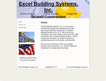 Tablet Screenshot of excelbuildingsystems.net